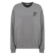 Bluzy damskie - Damska Bluza FILA BANN OVERSIZED FAW0443-80027 – Szary - miniaturka - grafika 1
