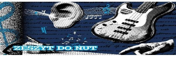 Paczka Zeszyt Do Nut A4 16K. Pięciolinia Okładka Lakierowana Mix 20 Sztuk