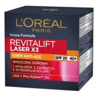 Kremy do twarzy - L'OREAL L'Oréal  - REVITALIFT LASER X3 - Krem Anti-age SPF 20 na dzień L'OASNDZ - miniaturka - grafika 1