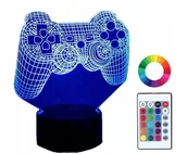 Lampy stojące - Lampka Nocna GAME PAD 7 Kolorów Led IMIĘ Grawer - miniaturka - grafika 1