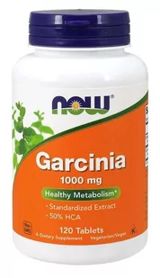 Now Foods Foods Garcinia - Garcinia Cambogia 50% HCA 1000 mg (120 tabl.) - Odchudzanie i oczyszczanie - miniaturka - grafika 1