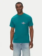 Koszulki męskie - Quiksilver T-Shirt EQYZT08046 Zielony Regular Fit - miniaturka - grafika 1