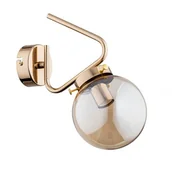 Lampy ścienne - Alfa Kinkiet BARSUM złoty 1x40W E14 - miniaturka - grafika 1