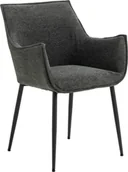 Krzesła - Actona Krzesło Bonita szare - miniaturka - grafika 1