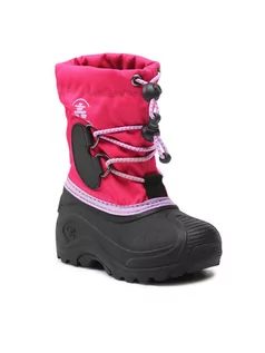 Buty dla dziewczynek - Kamik Śniegowce Southpole4 NK8727 Różowy - grafika 1