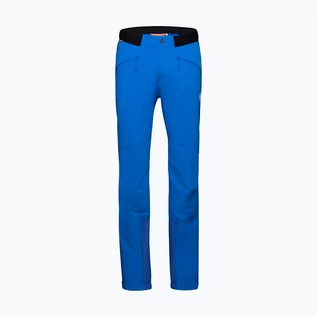 Spodnie narciarskie - Spodnie skiturowe męskie MAMMUT Aenergy SO Hybrid niebieskie - grafika 1
