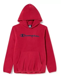 Bluzy i sweterki niemowlęce - Champion Legacy Legacy Outdoor Polar Fleece B - Filament Polar Fleece Bluza z Kapturem, Czerwony TBR, 15-16 Lat Dziecko FW23, Rosso Tbr - grafika 1