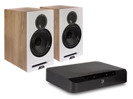 Zestawy stereo - Bluesound POWERNODE EDGE (czarny) + Debut Reference B6 (biały) - miniaturka - grafika 1