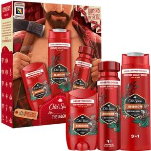 Old Spice Bearglove Zestaw dla mężczyzn: 2 x dezodorant + żel pod prysznic - Zestawy kosmetyków męskich - miniaturka - grafika 1