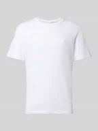 Koszulki męskie - T-shirt z wyhaftowanym logo - miniaturka - grafika 1