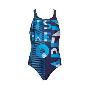 G Dashboard Jr One Piece [P] 116 (6-7) Navy - Stroje kąpielowe dla dziewczynek - miniaturka - grafika 1