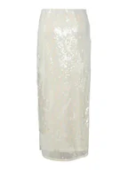 Spódnice - YAS Spódnica maxi Sequina 26037771 Écru Regular Fit - miniaturka - grafika 1