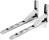 Zawiasy, okucia i inne akcesoria - 29-centymetrowy składany uchwyt ścienny do półek kuchennych i łazienkowych ze śrubami montażowymi - miniaturka - grafika 1