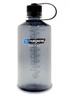 Kuchnie turystyczne - Butelka na wodę Nalgene Narrow Mouth Tritan Sustain 1 l - grey - miniaturka - grafika 1