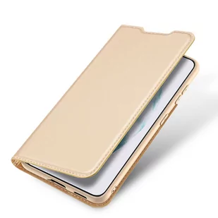 Dux Ducis Skin Pro kabura etui pokrowiec z klapką Samsung Galaxy S22+ (S22 Plus) złoty - Etui i futerały do telefonów - miniaturka - grafika 4