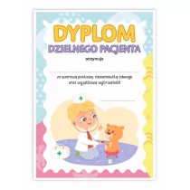 LearnHow Dyplom A5 dzielnego pacjenta - Mały lekarz 10szt - Dyplomy i okładki - miniaturka - grafika 1