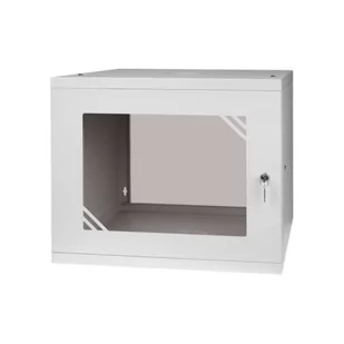 STALFLEX Szafa Rack 19" 9U 450mm Szara Szkło Stalflex RACK-19-9U-450-SZ - Szafy rack - miniaturka - grafika 1