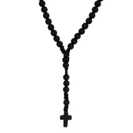 Naszyjniki - Naszyjnik różaniec mały krzyż z kolekcji Heavenly (C15/ROZ/47RU) - miniaturka - grafika 1