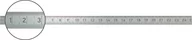Inne urządzenia pomiarowe - FORMAT Liniał stalowy INOX 200x13mm - miniaturka - grafika 1