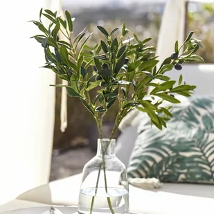 Dekoracyjna gałązka oliwna, zestaw 2 szt. Olives - Sztuczne kwiaty - miniaturka - grafika 1