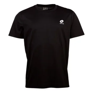 Koszulka męska Lotto 1124051-19-4006 - czarna - Koszulki męskie - miniaturka - grafika 1