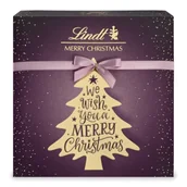 Inne słodycze - Bombonierka Lindt w świątecznym kaligraficznym pudełku 175g - miniaturka - grafika 1