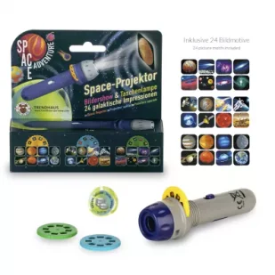 Projektor kosmiczny Space Adventure 3 slajdy - Projektory dla dzieci - miniaturka - grafika 1