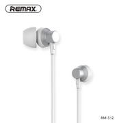 Słuchawki - Remax RM-512 srebrne - miniaturka - grafika 1