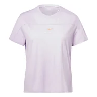 Koszulki i topy damskie - Damska Koszulka z krótkim rękawem REEBOK WOR SUPREMIUM TEE HT6041 – Fioletowy - miniaturka - grafika 1