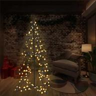 Oświetlenie świąteczne - vidaXL Ozdoba świąteczna w kształcie choinki, 160 LED, 78x120 cm - miniaturka - grafika 1