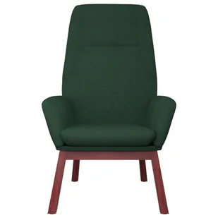 Lumarko Fotel z podnóżkiem, ciemnozielona, obity tkaniną - Fotele - miniaturka - grafika 5