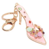 Breloki - Ozdobny brelok do kluczy bucik szpileczka - miniaturka - grafika 1