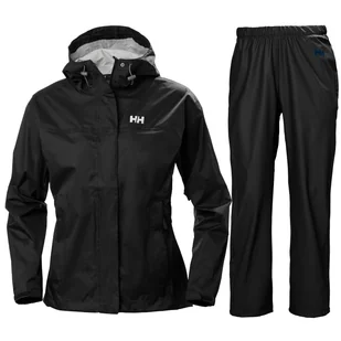Kombinezon przeciwdeszczowy Helly Hansen Loke, damski, czarny - Pozostała odzież narciarska - miniaturka - grafika 1