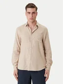 Koszule męskie - Guess Koszula F6GH06 WG3L0 Beżowy Regular Fit - miniaturka - grafika 1