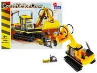 Klocki - Klocki Budowa Koparka 264 elementów Alleblox AB5007 - miniaturka - grafika 1
