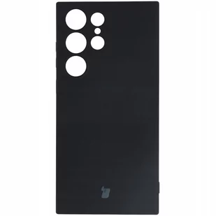 Bizon Etui Case Silicone Sq do Samsung Galaxy S23 Ultra czarne - Etui i futerały do telefonów - miniaturka - grafika 1