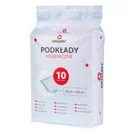 Inne akcesoria do pielęgnacji dzieci - OPHARM Chłonne podkłady higieniczne 60x90cm, 10szt. - miniaturka - grafika 1