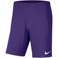 Spodenki męskie - Spodenki męskie Nike Dry Park III NB K fioletowe BV6855 547 S - miniaturka - grafika 1