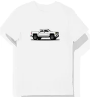 Koszulki męskie - Koszulka męska biała Potężny Urok Silverado HD XL - miniaturka - grafika 1