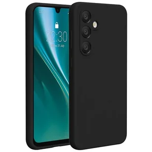 Etui ETTERI Silicone Case do Samsung Galaxy A56 5G Czarny - Etui i futerały do telefonów - miniaturka - grafika 1
