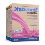 Układ pokarmowy - Olimp Nutramil Complex Diabetic, smak owoców leśnych, 6 saszetek - miniaturka - grafika 1
