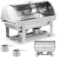 Inne urządzenia gastronomiczne - Podgrzewacz do potraw - GN 1/1 - 9 l - 2 pojemniki na paliwo - Royal Catering RCCD-RT20_9LG - miniaturka - grafika 1