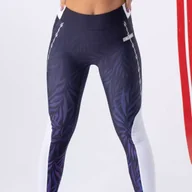 Legginsy - Legginsy damskie LABELLAMAFIA LEGGING DARK LEAVES - miniaturka - grafika 1