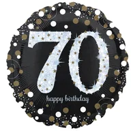 Balony i akcesoria - Amscan, Balon Foliowy "Urodziny 70" - miniaturka - grafika 1