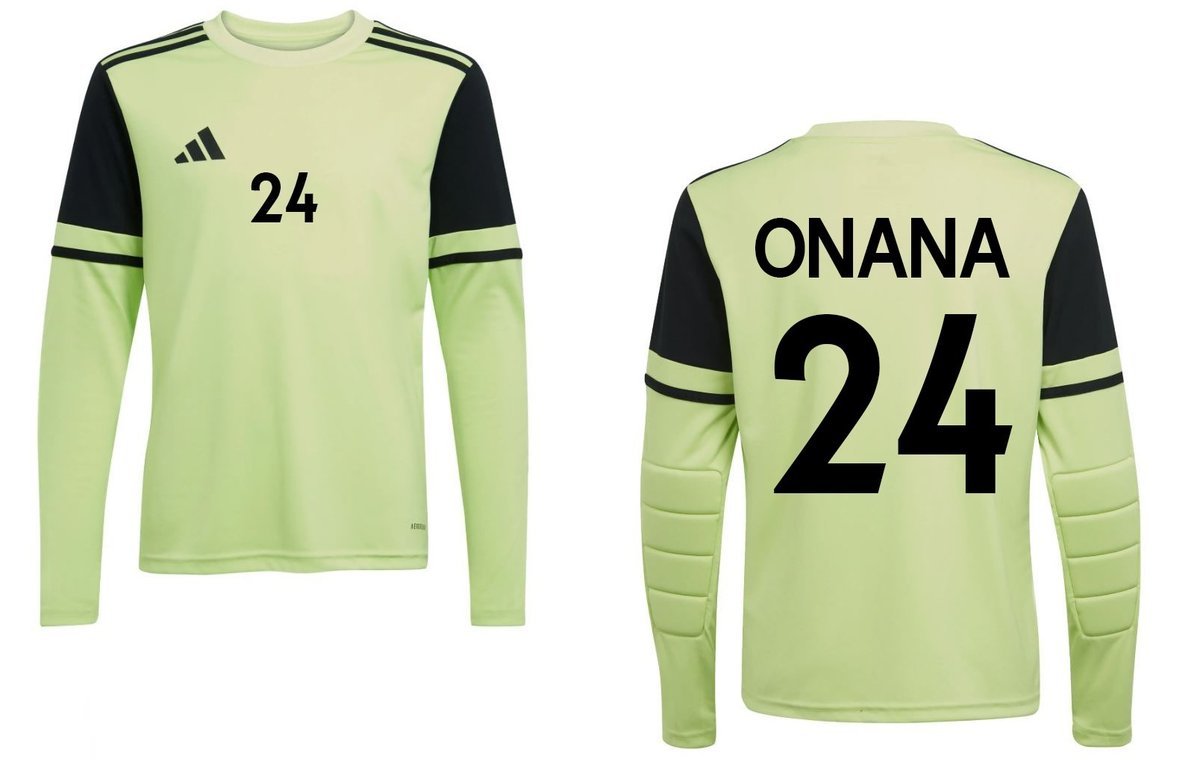 Koszulka Adidas Bramkarska Manchester ONANA 24 Jr