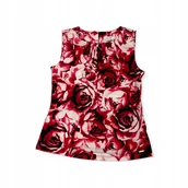 Bluzki damskie - Bluzka damska kwiaty CALVIN KLEIN S - Calvin Klein - miniaturka - grafika 1