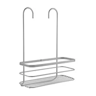 Półki łazienkowe - Wisząca półka łazienkowa ze stali nierdzewnej w kolorze srebrnym Origin – Metaltex - miniaturka - grafika 1