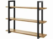 Półki do salonu - Półka wisząca na książki LOFT NEBRASKA D3 60-160cm H:80 - miniaturka - grafika 1