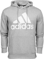 Bluzy męskie - Adidas Bluza męska adidas Essentials French Terry Big Logo Hoodie szara IC9364 2XL - miniaturka - grafika 1