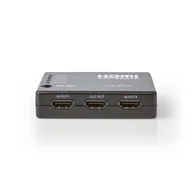 Inne akcesoria audio-wideo - Nedis VSWI3455BK przełącznik wideo HDMI - miniaturka - grafika 1